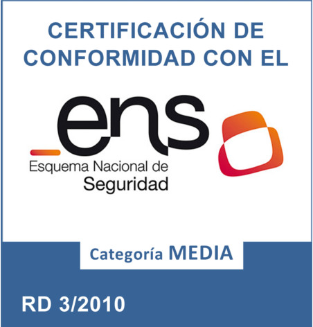 Certificacion conforme al Esquema Nacional de Seguridad